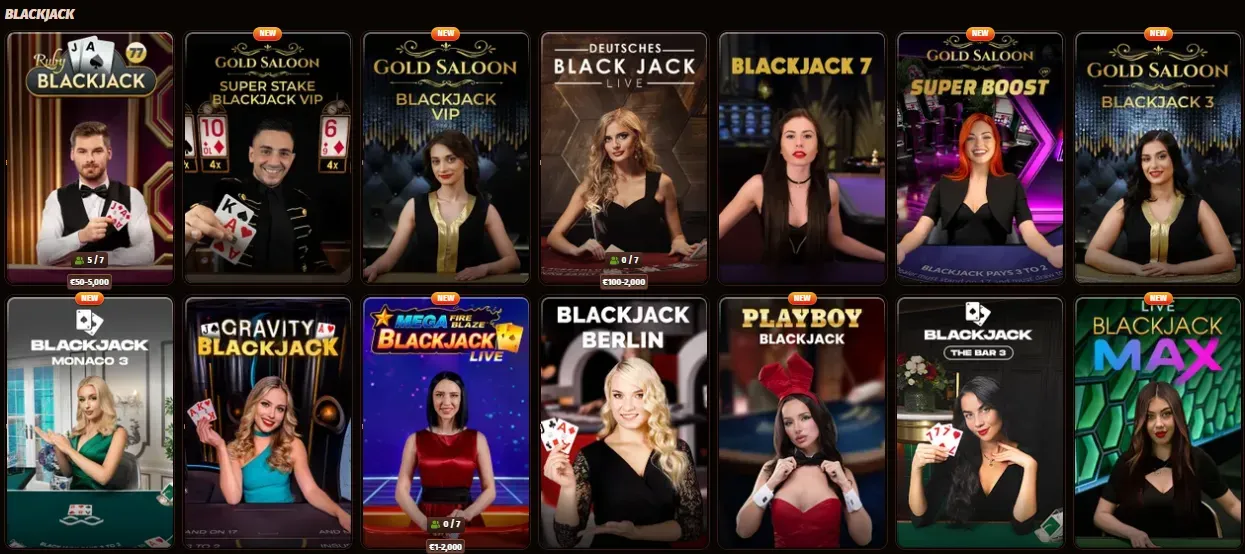 West Ace Casino live blackjack