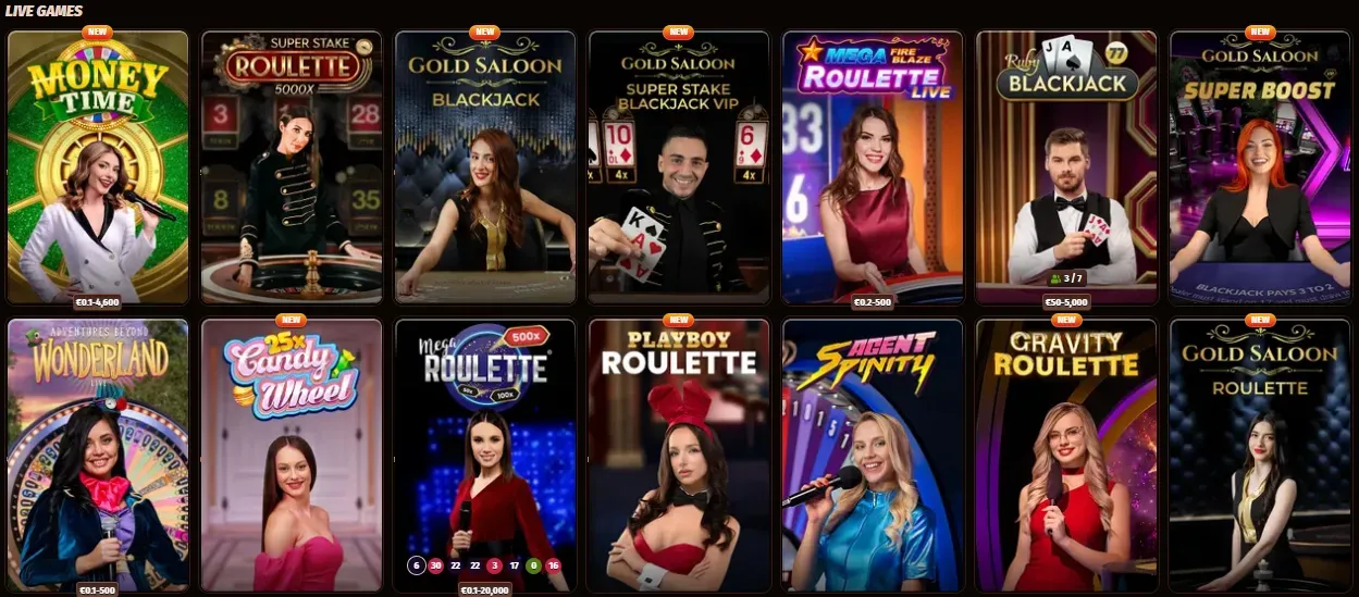 WestAce Casino live casino