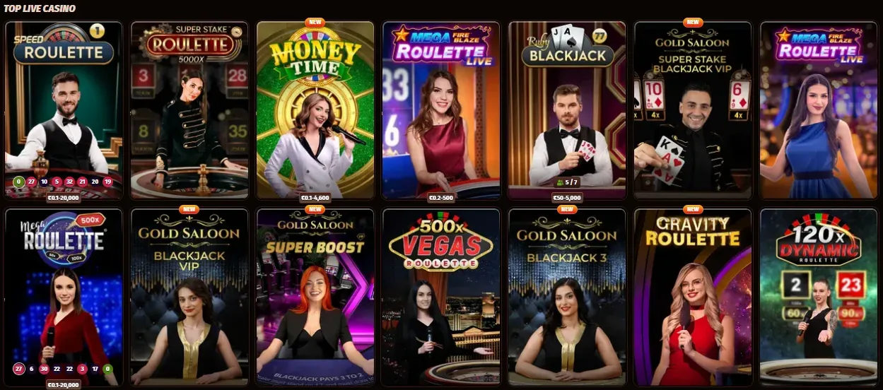 West Ace Casino top live casino